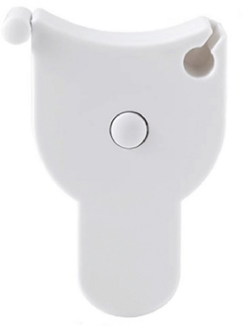 自動伸縮三圍測量尺 身體圍度測量捲尺 150公分長度 卡扣設計, 1個, 三圍測量尺