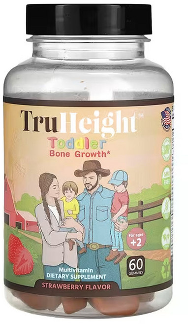 트루하이트 유아 뼈 성장 2세 이상용 딸기 60 구미젤리, 60정, 1개