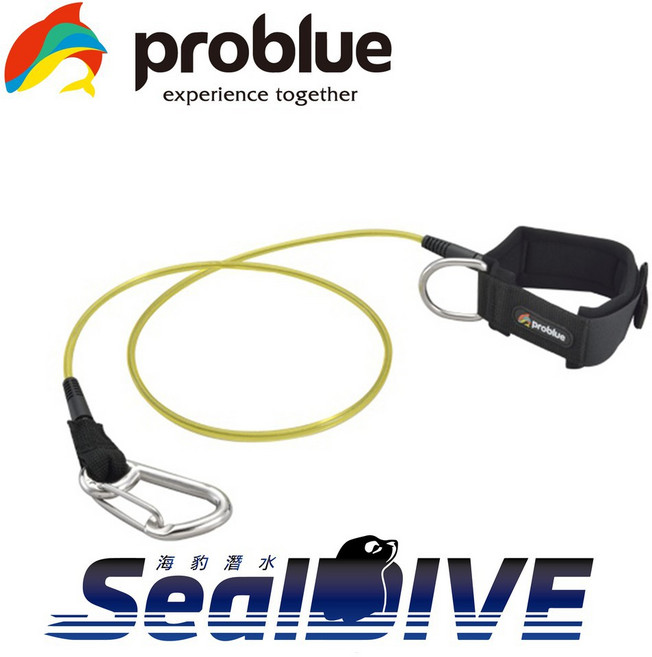 海豹潛水 PROBLUE 藍鯨 漁獵 自由潛水 新版快卸閥功能更好用 下潛繩 安全繩, 藍色
