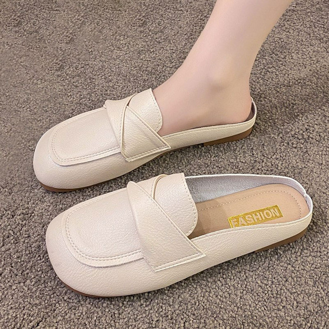 Modern Fashion 여성 발편한 뮬 심플 반슬리퍼 구두