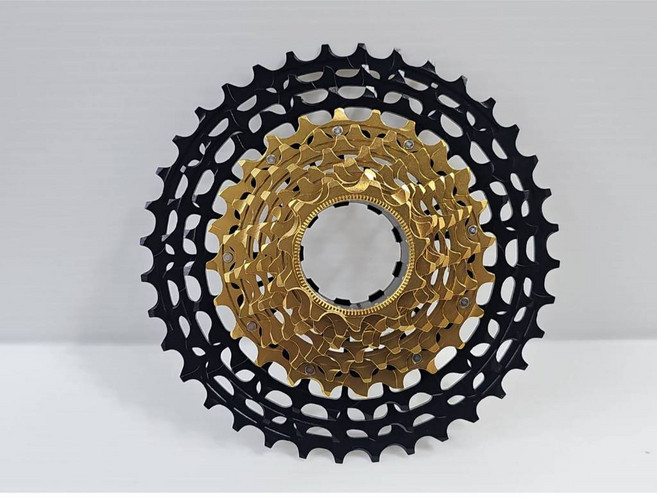 SUNSHINE 日暉輕量化飛輪 SU12-1136SL Shimano HG 12S飛輪 11-36T 金黑, HG 12S 11-36T 金黑輕量祼空, 1個, HG 12S 11-36T 金黑輕量祼空