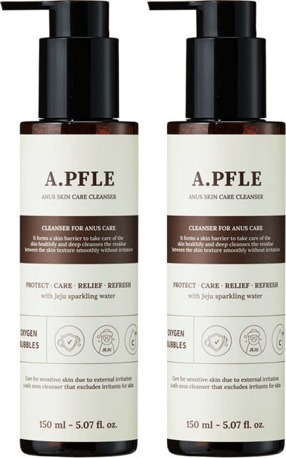 아너스플리 항문전용워셔 세정제 클렌저 청결제, 150ml, 2개