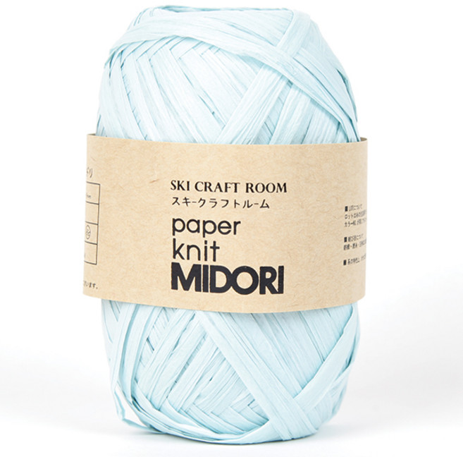 브랜드얀 미도리(1볼) 종이실 가방 소품 뜨개실, 04번 민트, 1개
