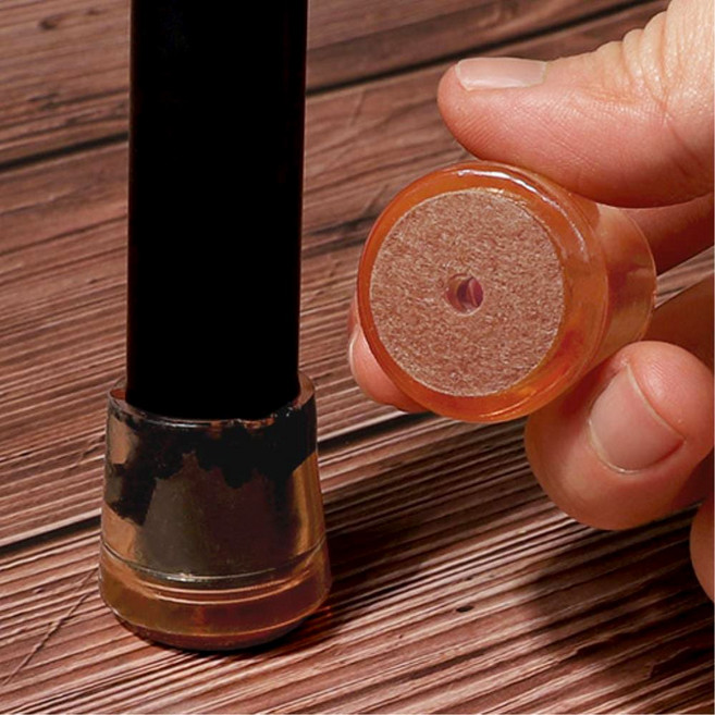 의자 소음 방지 발커버 부직포 고무캡 투명 원형 20mm 테이블 양말 마개