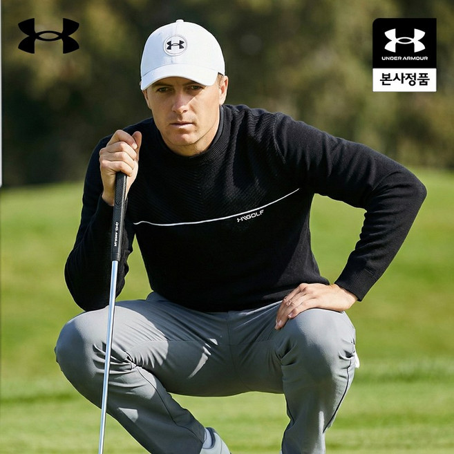 [정상가 219 000원] 남성 UA골프 플레이 모달 인타샤 라운드 스웨터_U4FMSW00