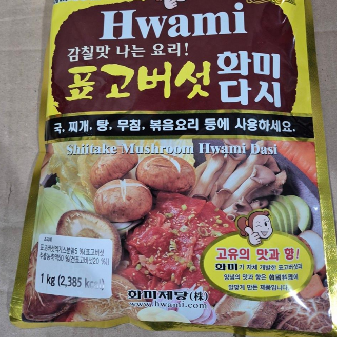 화미 표고버섯다시, 1kg, 1개