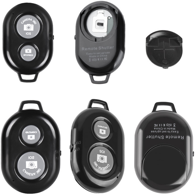 스마트폰 카메라 리모컨 원격 셔터 여행용 가족사진 셀카 삼각대 필수품, 폰카리모컨, 1개