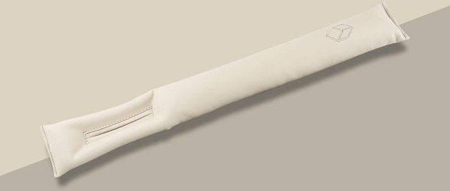 벤딕트 시트 틈새 사이드 크랙 쿠션 커버, 코튼베이지, 1개