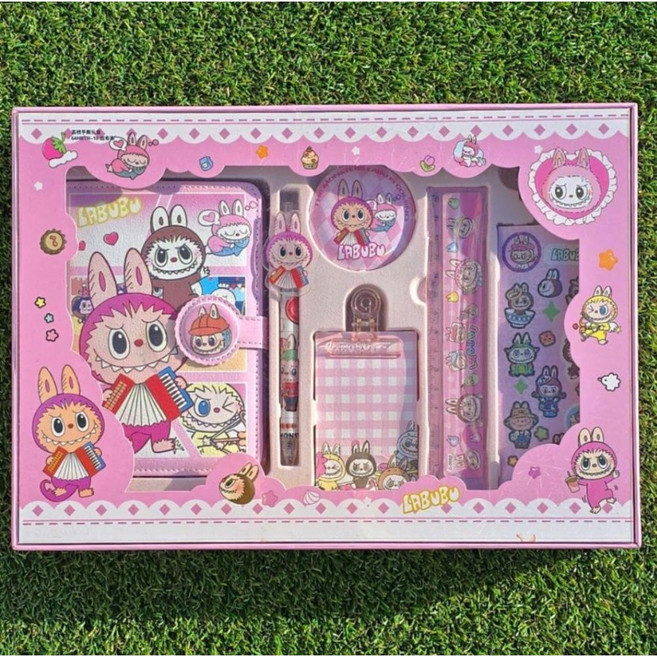 라부부 이쁜 빅 다이어리 다꾸세트, 핑크