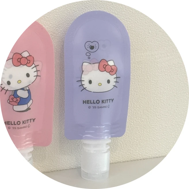 일본정품 헬로키티 휴대용 튜브 파우치 소분용기 10ml 2종택1, 1개, 블루 - 쿠팡