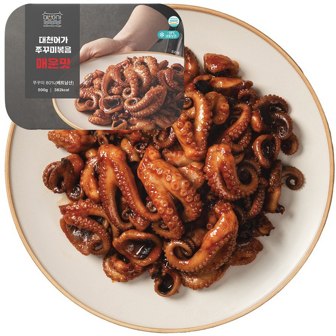 대천어가 쭈꾸미볶음 매운맛, 1개, 500g