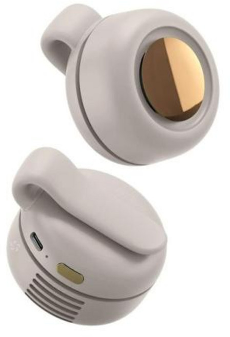 허리 선풍기 휴대용 MF019 미니 회오리 바람 스냅온 충전 3 단 핸즈프리 무소음 강풍 등풍기 허리걸이, 흰색, 1) 흰색