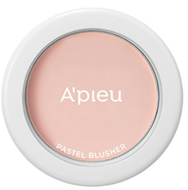 어퓨 파스텔 블러셔, BE01 누드 피치, 1개