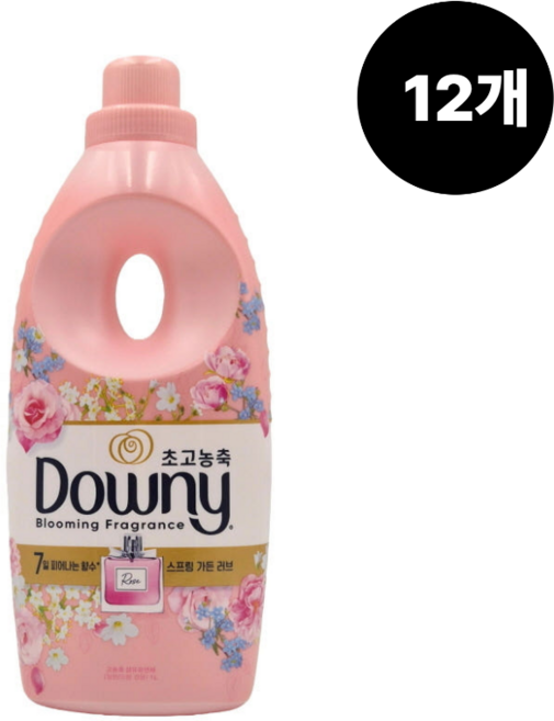 다우니 섬유유연제 스프링 가든 러브 1L 12개
