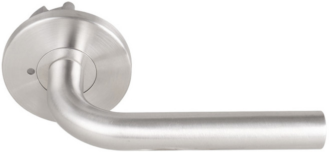 예스코리아 615L SS 스테인리스 방문손잡이 버튼형, 실버, 1개