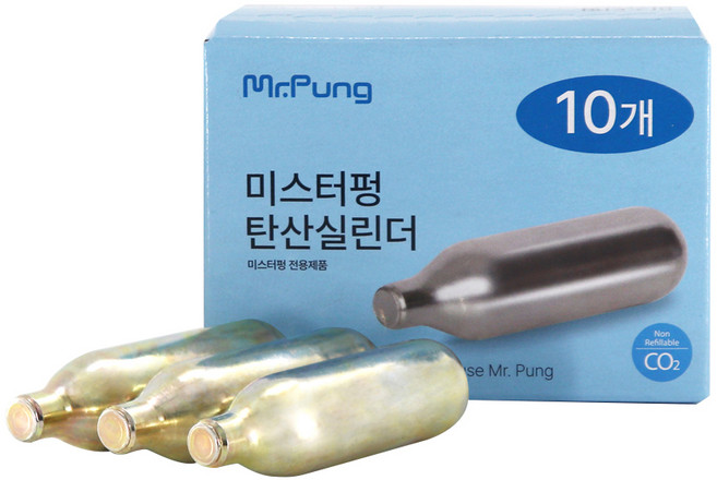 미스터펑 탄산실린더 1박스 (10EA), 골드, 10개