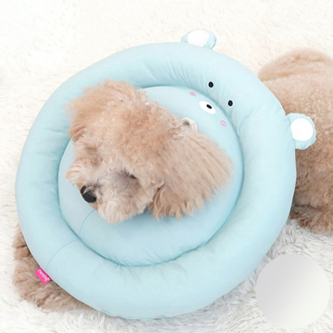 하얀공룡 반려동물 UFO 긁음방지 넥카라 S M L XL, 1개