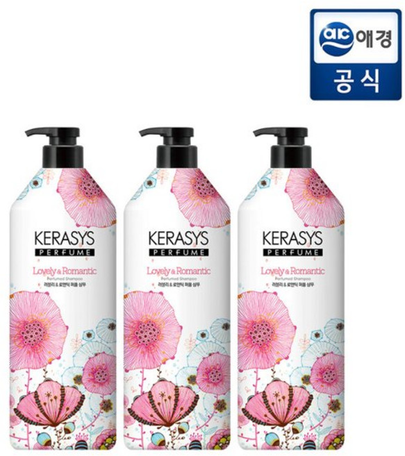케라시스 케라시스 퍼퓸 샴푸 러블리 로맨틱 980ml 3개