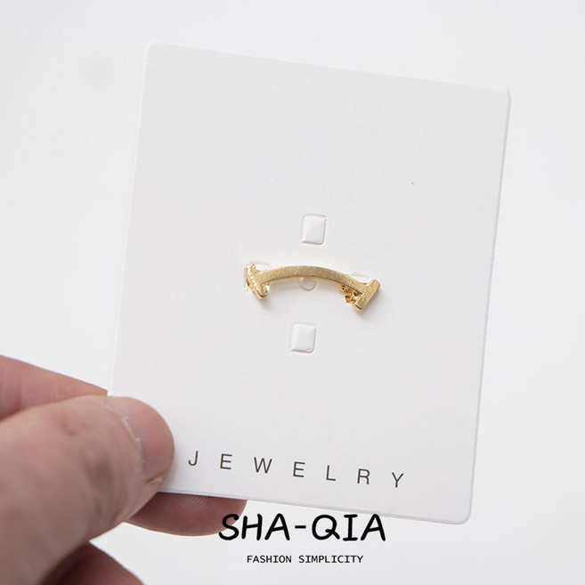 스마일 미니 브로치 심플한 스타일링 미니 정장 여밈 셔츠 네크라인 작은 버클 스티치, 골드스마일*2개, [심플*]/