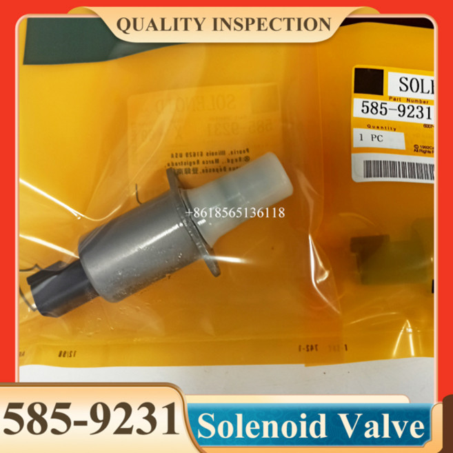E320GC 굴삭기 솔레노이드 밸브 585-9231 5859231 CAT326GC E330GC E336GC용 제어 밸브 배기 솔레노이드, [01] 옵션1