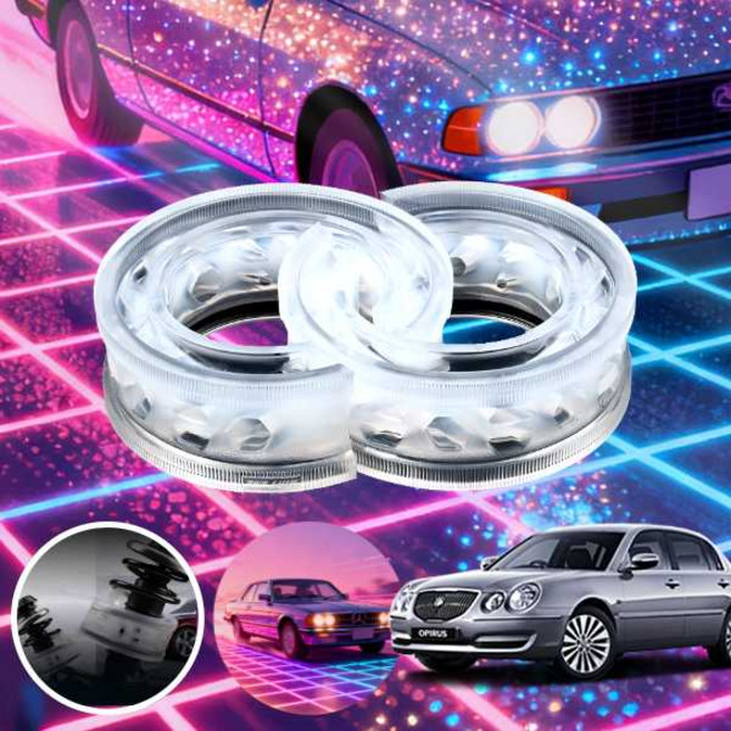 기아 오피러스(뉴)(08~11) 2.7/3.0 자동차 완충기 좌우세트 쇼바 스트럿 서스펜션 보강용, 뒤쪽 좌우세트