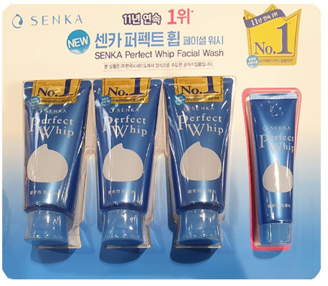 코스트코 센카 휩 클렌저 120g * 3개 + 40g / 클렌징 폼, 1세트