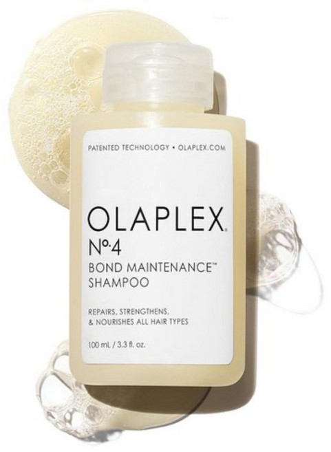Olaplex No. 4 BON 온d Maintenance 샴푸: 손상 감소 및 모발 강화 | 수분 공급 매끄럽게 엉킴 제거 코일리 컬 스트레이트 웨이브용 100mL, 3개