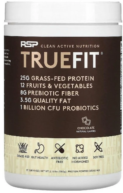 알애스피뉴트리션 트루핏 Truefit 목초사육 유청 단백질 셰이크 초콜릿 940g, 1개 - 쿠팡