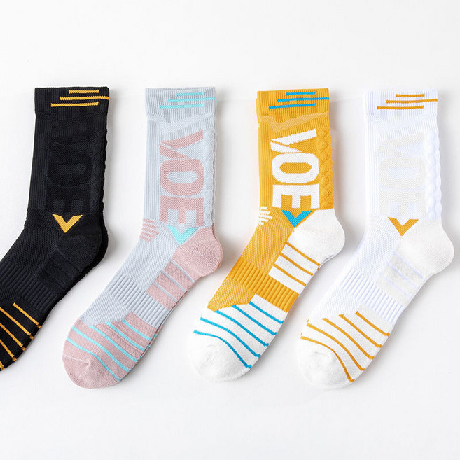 專業運動襪 籃球襪 中長筒加厚毛巾底