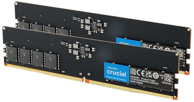 중요한 32GB DDR5 RAM 키트(2x16GB) 4800MHz(PC5-38400) CL40 데스크톱 메모리 UDIMM 288핀 13세대 인텔 코어 및 AMD 라이젠 700, 5600MHz, 16GB Kit (2x8GB)
