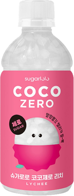 슈가로로 코코제로 리치, 340ml, 3개