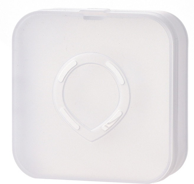 1개 카메라 모양 에어쿠션 퍼프 휴대용 화장품 메이크업 케이스 BB 파운데이션 용기 만, 3) White