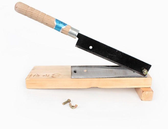 국산 전통 무쇠 작두 S ( 소형 약초작두 떡작두 여물 건초 고기 약재 재단기 절단기 가정용 다용도 커팅기 ), 1개