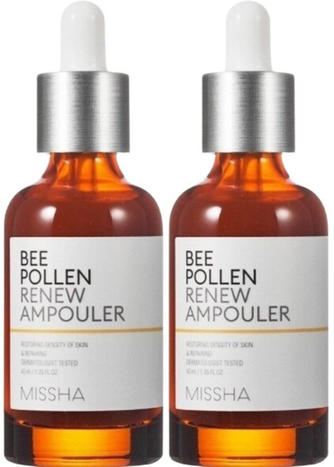 미샤 2개 비폴렌 리뉴 앰풀러 40ml&40ml&클렌저 본품, 40ml