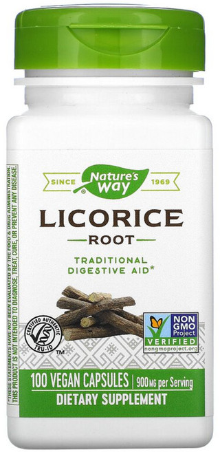 네이쳐스웨이 감초뿌리 추출물 450mg 100비건캡슐, 1개, 100정