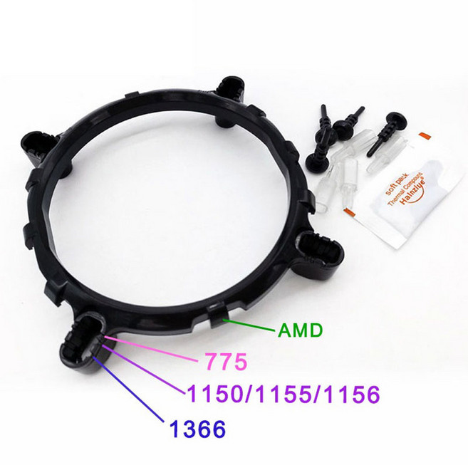 LGA775 AM4 1156 모델 CPU 홀더 브래킷 AM3 1150 1366 인 베이스 775 1700 팬 쿨러 AM2 3 1155 1 모든 방열판 또는 데스크탑 2011, 01 for 775 1155 1366, for 775 1155 1366