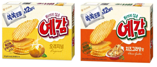오리온 예감 치즈그라탕 204gx2개+오리지널 192gx2개[총4개]무료배송, 2세트