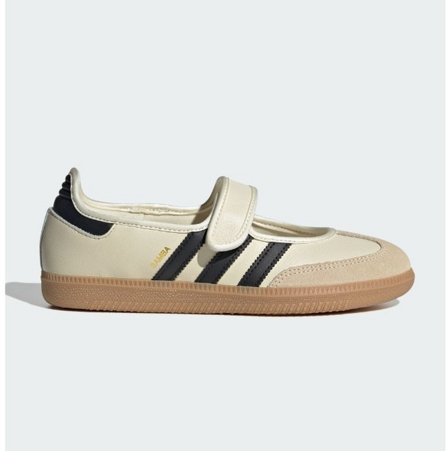 아디다스 우먼스 삼바 메리제인 발레코어 화이트 핑크 (증정품 수납백+신발끈 ), B-124(증정품 수납백), 260