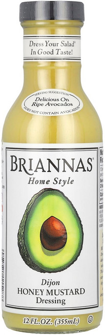 브리아나스 홈 스타일 디종 허니 머스타드 드레싱 355ml (12 fl oz) RIA-11528, 1개