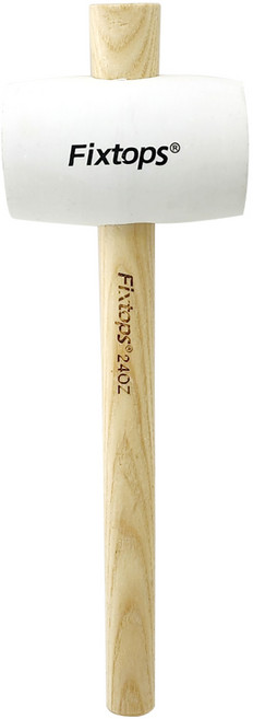 픽스톱 참 고무망치 탑락 기능 화이트, 1개, 24oz 760g