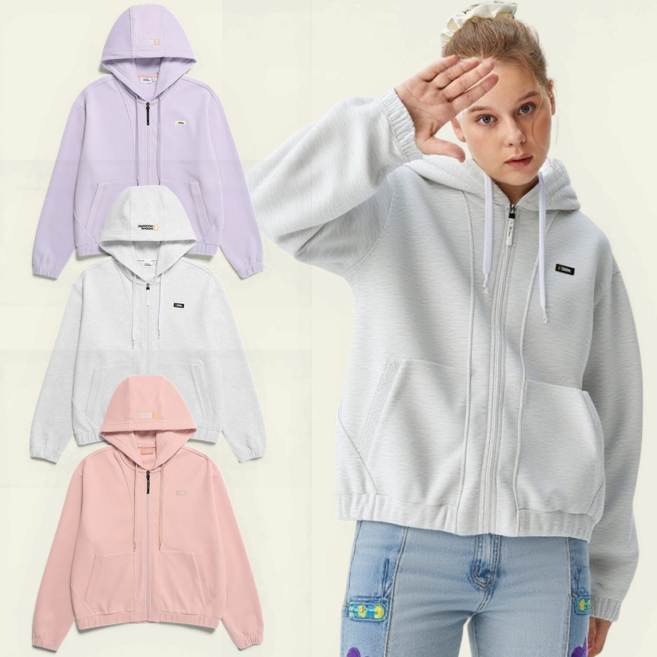 [백화점출고] 내셔널지오그래픽 바람막이 여성 아포리아 트레이닝 후드 집업 M 내셔널 점퍼 자켓