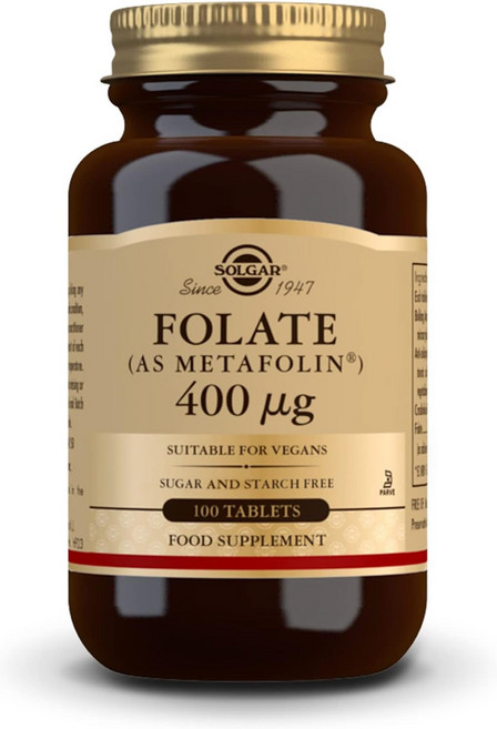 미국 직구 솔가 활성형엽산 400mcg DFE 100캡슐, 100정, 1개