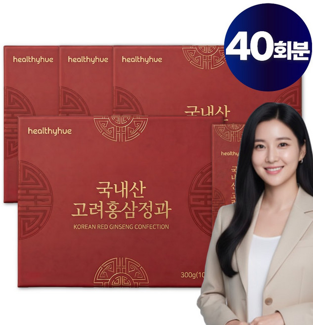 헬씨휴 국내산 고려 홍삼 정과 실속형 선물세트, 1.2kg, 1