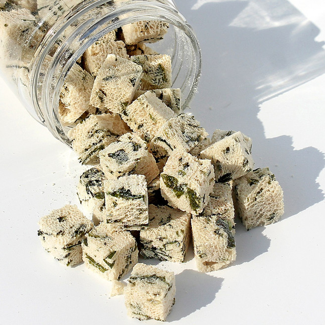 도란도란 동결건조 다시마명태 큐브 20g / 40g 강아지 고양이 수제간식 영양 트릿, 다시마명태 큐브 40g (20g+20g)