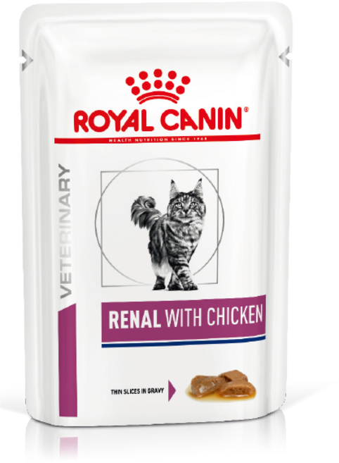 로얄캐닌 캣 고양이 레날 위드 치킨 파우치 85g (신장) 닭고기맛, 로얄캐닌 캣 고양이 레날 위드 치킨 파우치 85g (신