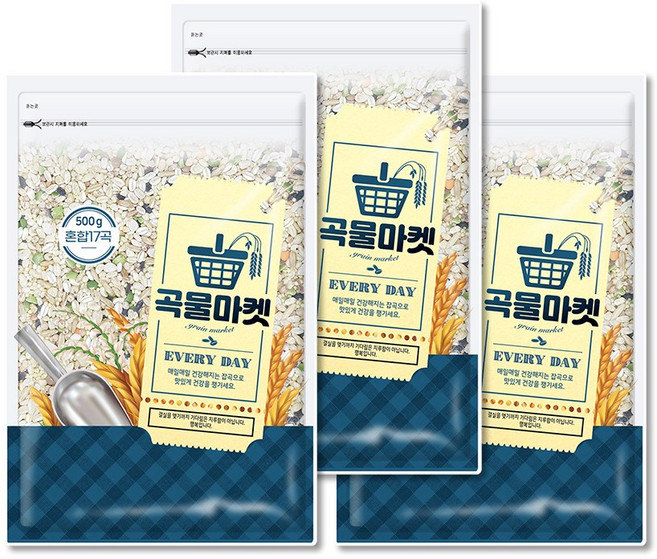 국산혼합17곡 500g x 3, 3개