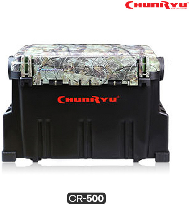 천류 대용량 프리미엄 올라운드 태클박스 메이호 호환 낚시 가방, CR-500 블랙/정글카모, 1개