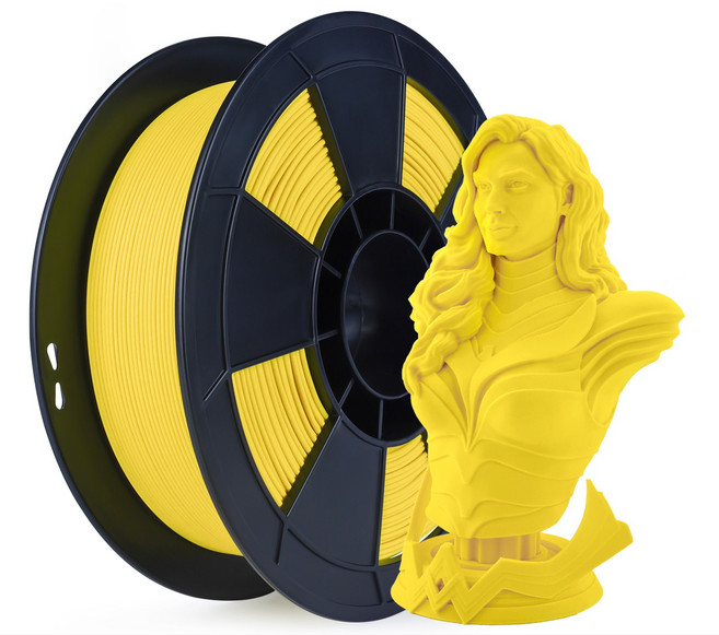 가제트 PLA PRO 필라멘트 3D프린터 1kg 매트 무광 색상 모음, Matte Yellow