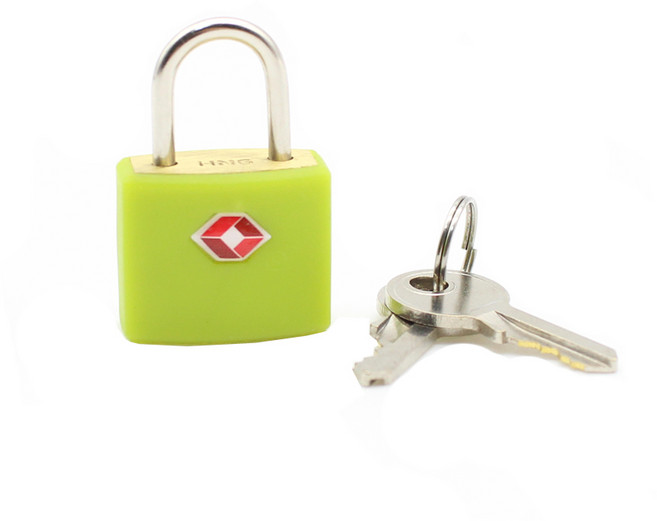 SHC TSA 초소형 열쇠형 미니자물쇠 - 그린, 1개