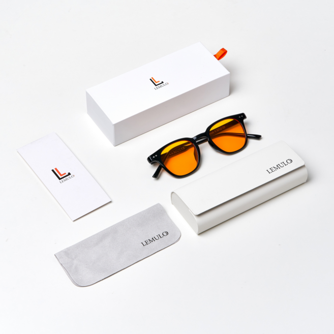 레무로 블루라이트 100%차단 안경 멜라토닌 4배 효과 수면유도안경